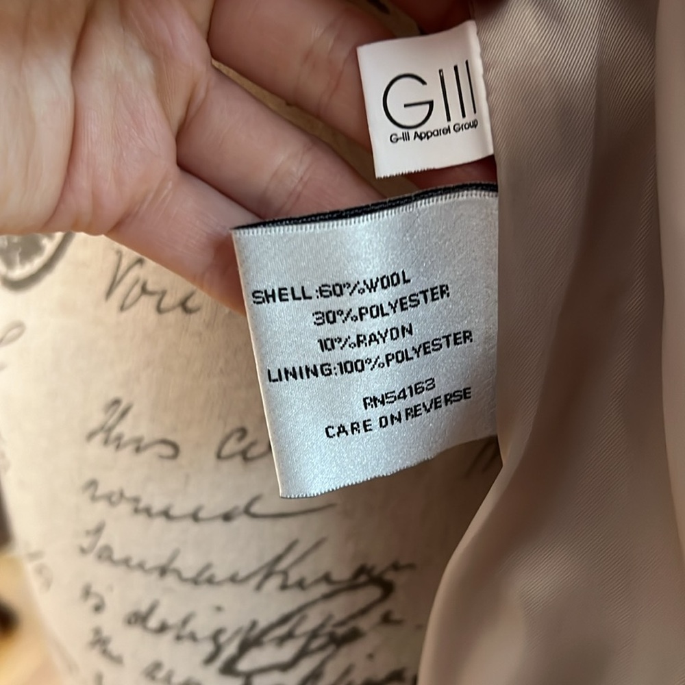 Kenneth Cole New York Like New Women’s Peacoat – Size 4 - Picture 11 of 11